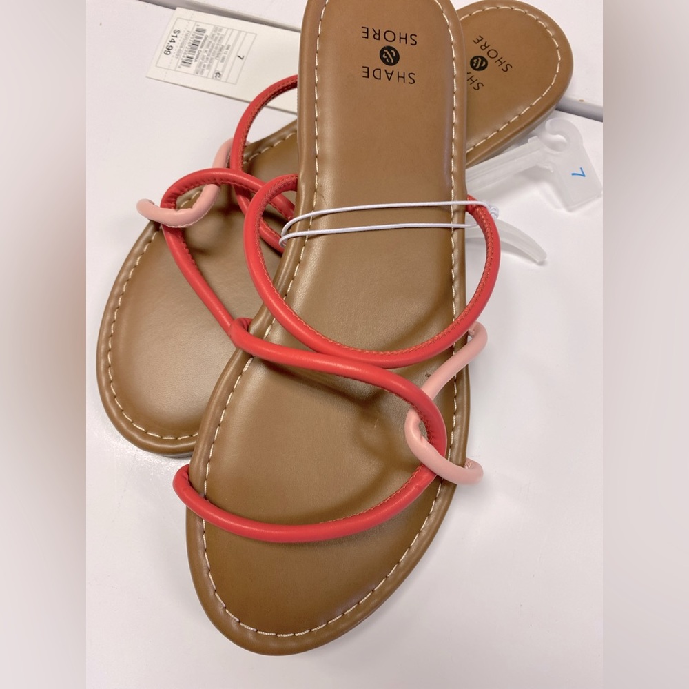 Shade & Shore Strappy Sandal Size 7